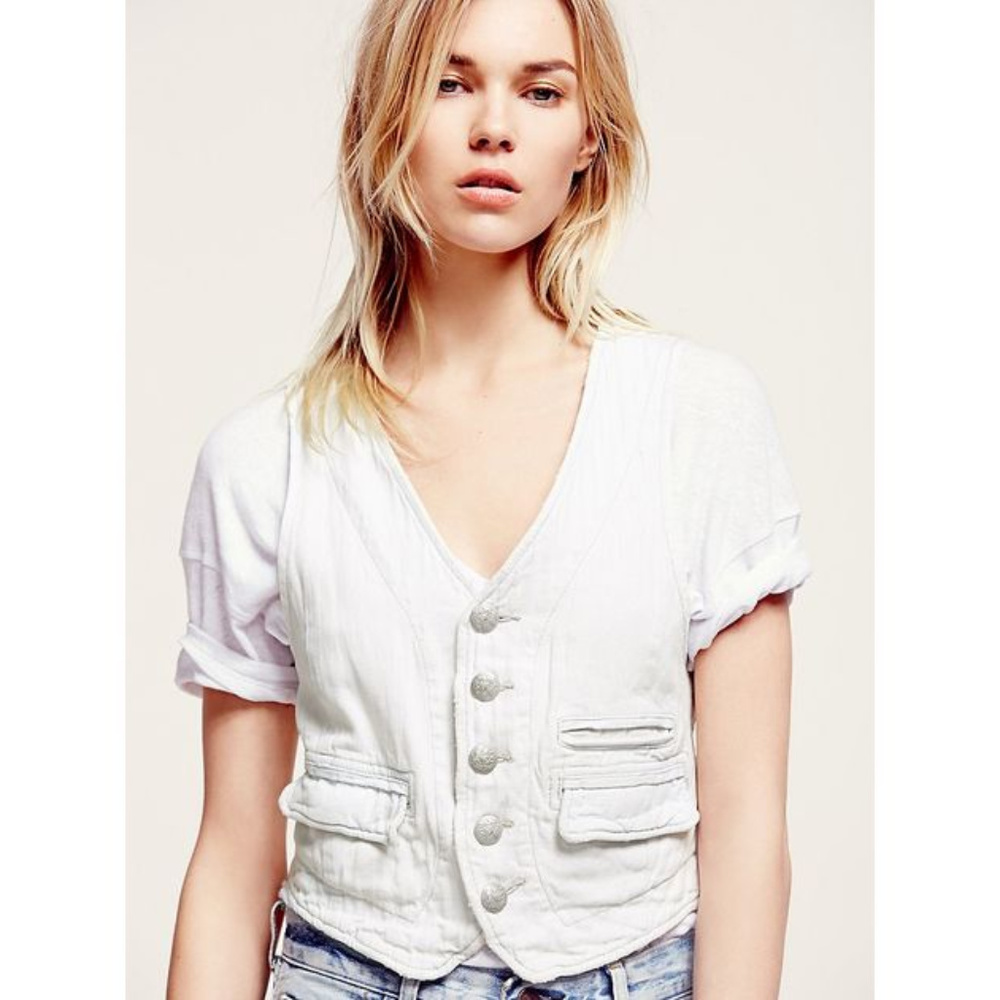 Free People Menswear Cotton vest Size M